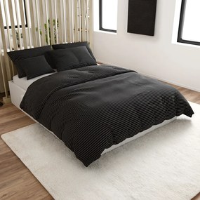 Alterna fekete pamut ágyneműhuzat