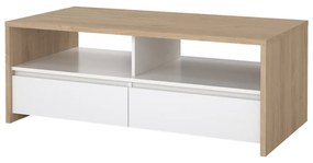 Fehér-natúr színű dohányzóasztal 60x120 cm Next – Tvilum