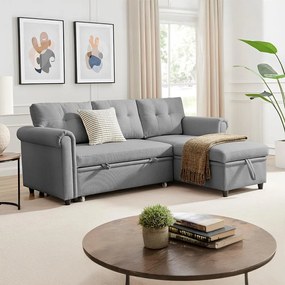 Catini NESTA sarok ülőgarnitúra, szürke