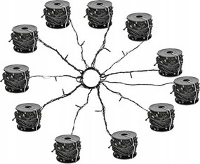 LED-es fénylánc zászlórúdhoz 8 m IP44