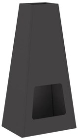 Tűzrakó Fekete 50 x 35 x 100 cm Hidegen hengerelt acél