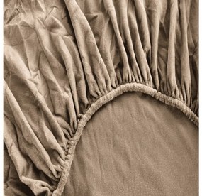 Mikropolar fleece lepedő NOLVIA 200x220 cm bézs