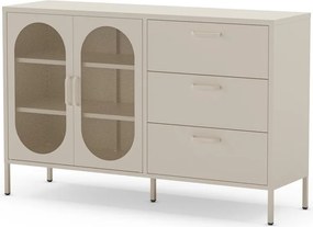 Krémszínű komód 140x90 cm Diora – Marckeric