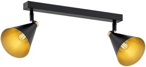 Argon Lucinda mennyezeti lámpa 2x7 W fekete-arany 7170