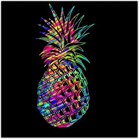Poszterek 100x100 HardCore Ananász Gyümölcs