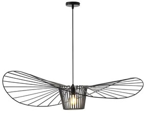 Csillár zsinóron OGGI 1xE27/40W/230V fekete