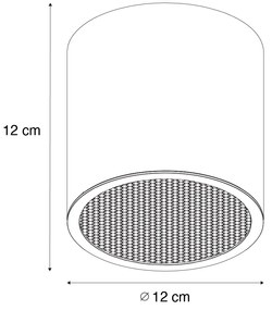 Design spotlámpa arany - Impact Honey