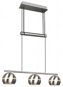 Trio - Csillár zsinóron FLETCHER 3xE14/40W/230V matt króm