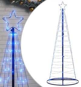 kék LED karácsonyfa 200 LED 182 cm