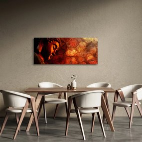 Kép - Buddha piros tónusokkal (120x50 cm)