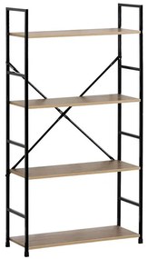 Könyvespolc Tölgy Színben GD-224