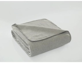 Szürke fleece takaró 130x170 cm Brighton – Mijolnir