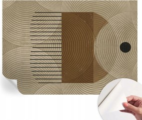 Öntapadós tapéta Fali furnér 3D hatás Harmónia geometria 208x146 cm