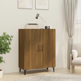 barna tölgy színű szerelt fa tálalószekrény 70 x 34 x 90 cm