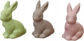 HĂșsvĂ©ti figura KerĂĄmia Nyuszi DekorĂĄciĂł Otthonra AjĂĄndĂ©k 1 db