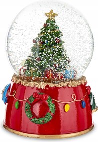 Karácsonyi zenedoboz Karácsonyfa üveggömb Karácsony színes