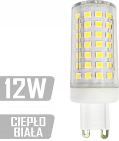 Led izzó-G9TC-88xLED-12W G9 230V meleg