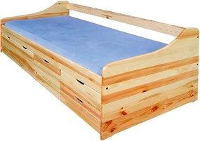 4 fiókos Janó fenyő ágykeret 90x200