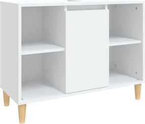 vidaXL fehér szerelt fa mosdószekrény 80 x 33 x 60 cm