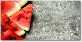 Fotótapéta üvegfalra Szeletelt görögdinnye 140x70