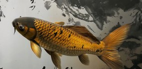 Poszter 91,3x44,5cm Csendes koi hal