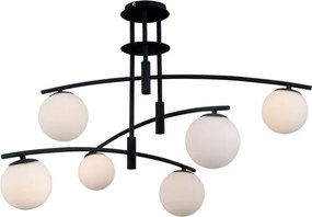 Italux glamour modern függeszték senai fehér fekete itxpnd-31322-6a-sb