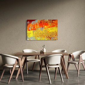Absztrakció kép - festmény (90x60 cm)