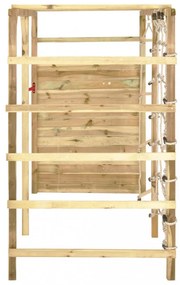 impregnált fenyőfa mászóka 240 x 100 x 170 cm