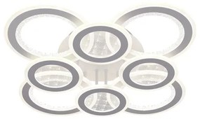 LED Dimmelhető felületre szerelhető csillár LED/200W/230V 3000-6500K + távirányítás