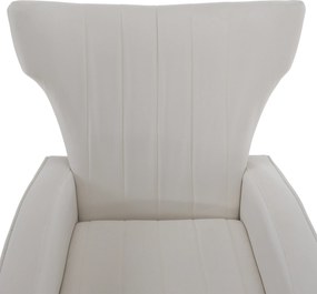 Relaxfotel, bézs Velvet szövet, BARET