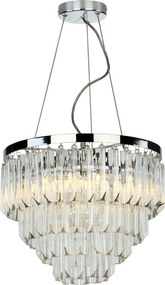 Dar lighting glamour modern függeszték fame nikkel átlátszó darfam0538