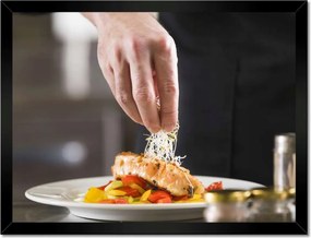 Poszterek keretben 40x30 Séf főétel