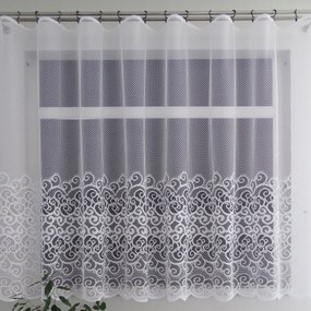 Mg Függöny jacquard 4203 Fehér 300X160 kész szalaggal