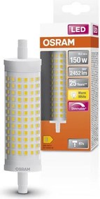 LED állítható fényerejű R7s izzó 18,2W 230V 2700K 118 mm - Osram