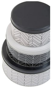 Élelmiszertartó fém doboz szett 3 db-os Urban – Premier Housewares