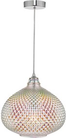 DAR LIGHTING ROI0155 ROISIN Egyágú Függesztett Lámpa Fém E27 IP20