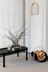 Fa asztal 50x105cm, fekete tölgy - COOEE