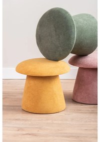 Világos rózsaszín bársony puff Mushroom – Leitmotiv