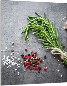 Üveg Vágódeszka 40x52 Fűszerek A Konyhába