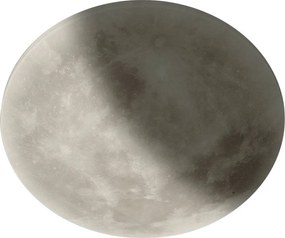 Világosszürke LED gyerek mennyezeti lámpa akrilüveg búrával ø 40 cm Lunar – Trio