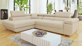 Sarokkanapé Terazuro Premium (világos bézs) (tárolóhellyel) (B). 1105304