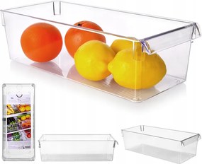 Hűtőszekrény rendszerező konyhai ételtároló 36x15x10 cm