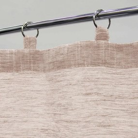 Bézs átlátszó függöny szett 2 db-os 60x90 cm Milza – douceur d'intérieur