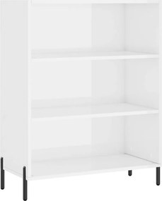 vidaXL fehér szerelt fa polcos szekrény 69,5 x 32,5 x 90 cm