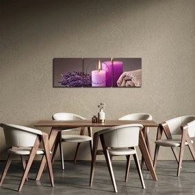 Kép spa dolgokról (órával) (90x30 cm)