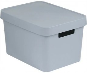 Curver INFINITY fedeles tárolódoboz, 17 l, szürke, 17 l