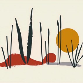 Poszter 90x90cm Nád a Nyugaton