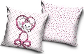 Disney Marie Ribbon párnahuzat 40x40 cm Velúr
