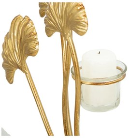 Iris aranyszínű gyertyatartó - Mauro Ferretti
