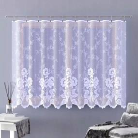 Gyönyörű elegáns jacquard függöny fehér 200 cm Willow A151